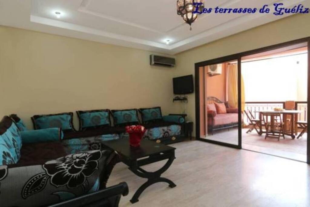 Les Terrasses De Gueliz Apartment Marrakesh Bagian luar foto