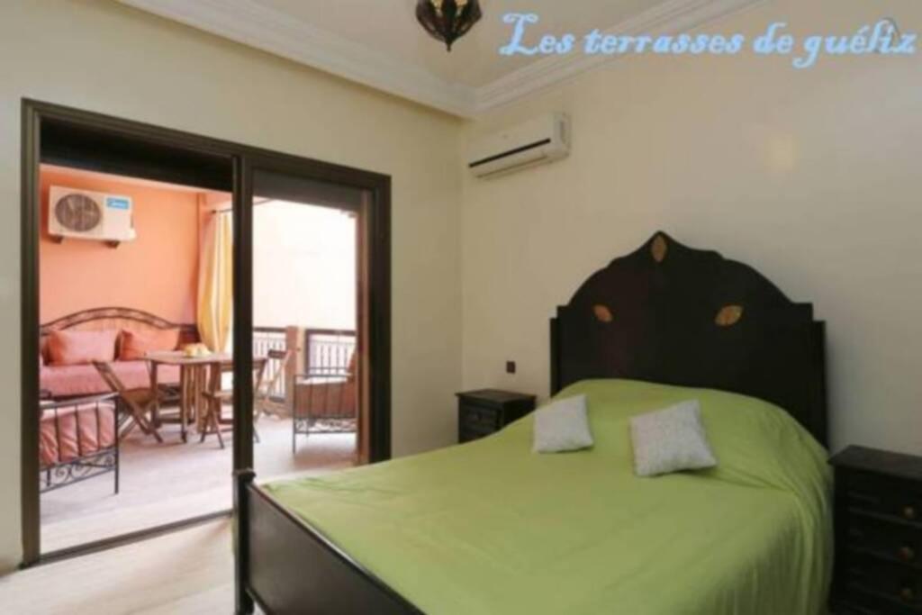 Les Terrasses De Gueliz Apartment Marrakesh Bagian luar foto