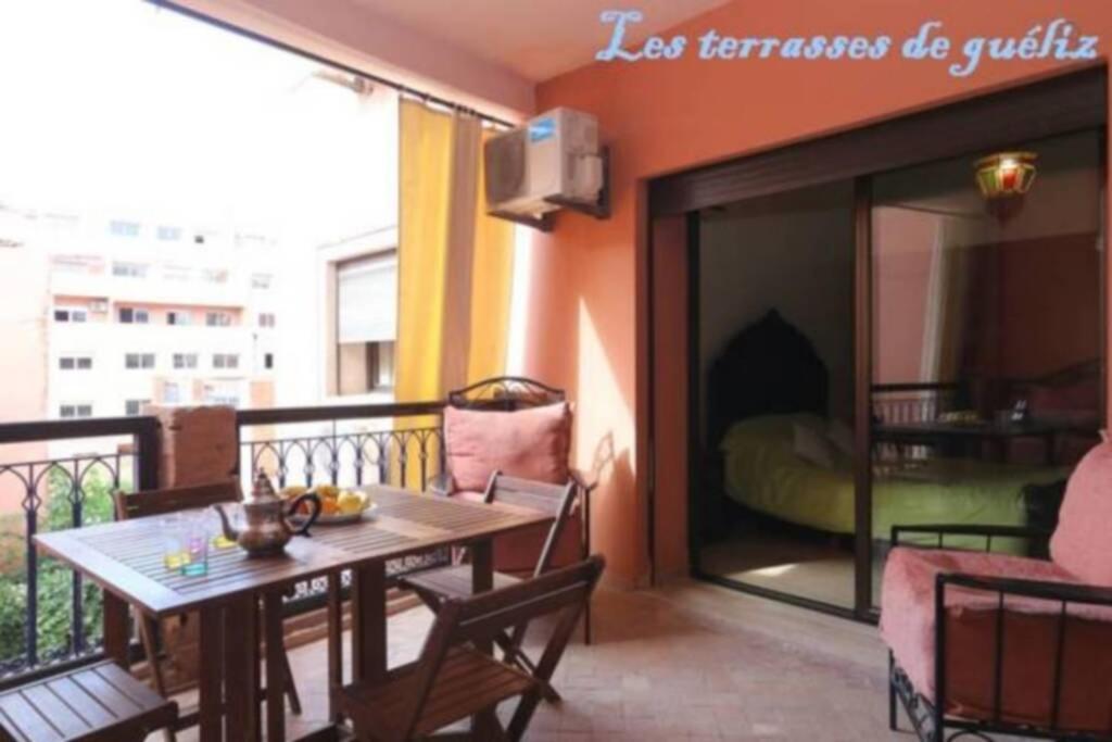 Les Terrasses De Gueliz Apartment Marrakesh Bagian luar foto