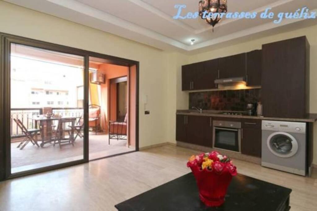 Les Terrasses De Gueliz Apartment Marrakesh Bagian luar foto
